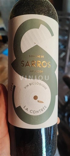 Sudoeste Jurançon Domaine Sarros La Contrée 2022
