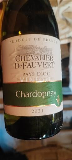 Languedoc-Roussillon Pays d'Oc Chevalier de Fauvert Chardonnay 2021