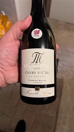 Bourgogne Givry Premier Cru Famille Masse La Brulée 2023