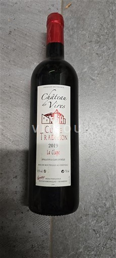 Burdeos Bordeaux Château Vires Tradition La Clef 2019