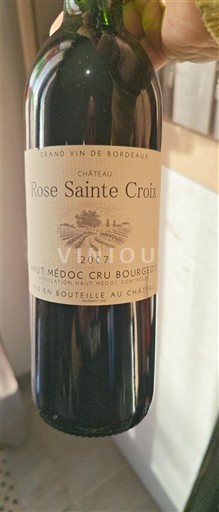Bordeaux Haut-Médoc Cru Bourgeois Château Rose Sainte Croix 2007