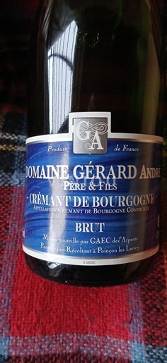 Borgogna Crémant di Borgogna Domaine Gérard Andriot Senza annata