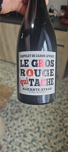 Languedoc Unspecified Castelet de Canon Leveque Le Gros Rouge qui Tache Non-Vintage