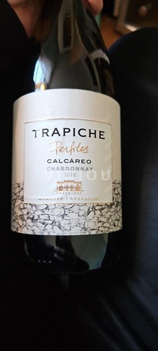 Mendoza Valle de Uco Trapiche Perfiles Calcareo Chardonnay 2022