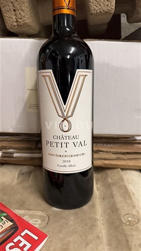 Burdeos Saint-Émilion Gran Cru Grand Cru Château Petit Val 2018