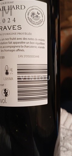 Bordeaux Graves Château Milliard 2024