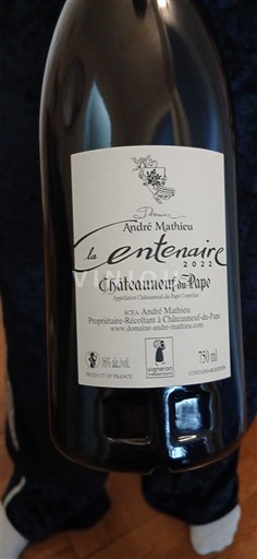 Rhône Valley Châteauneuf-du-Pape Domaine André Mathieu La Centenaire 2021