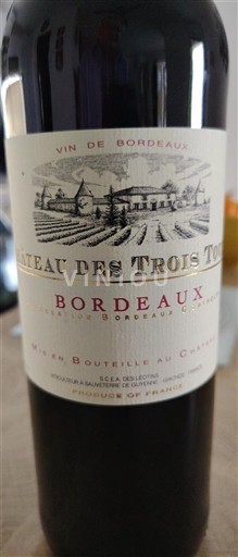 Bordéus Château S Trois Tours Não Sazonado