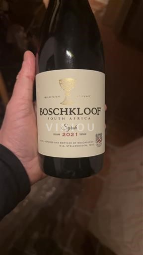 Kustområdet Stellenbosch Boschkloof Syrah 2021
