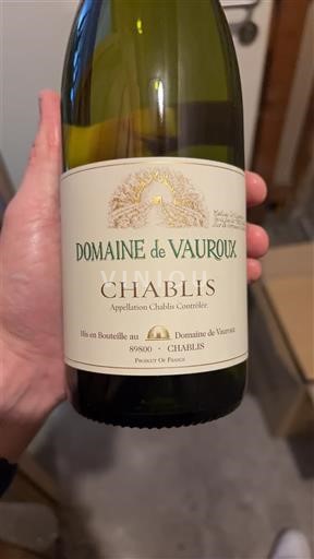 Burgundi Chablis Domaine Vauroux 2023