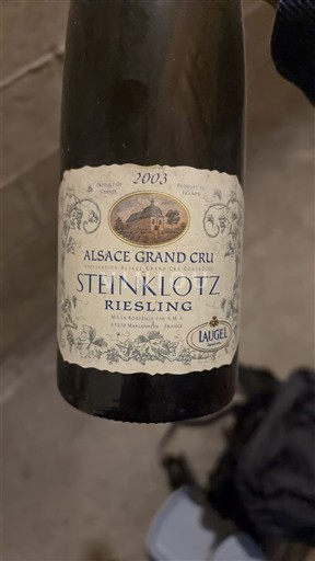 Elsass Riesling Grand Cru Laugel Steinklotz Riesling 2003