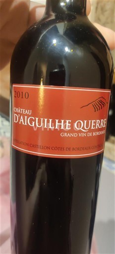 Burdeos Castillon-costas-de-burdeos Château Aiguilhe Quérre 2010