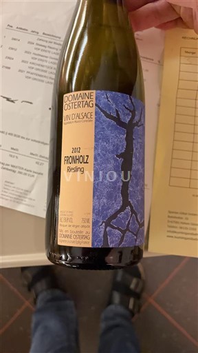 Alsace Domaine Ostertag Fronholz Riesling 2012