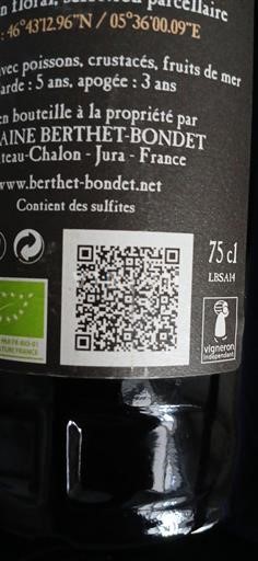 Jura Côtes-du-jura Domaine Berthet-Bondet Non Millésimé