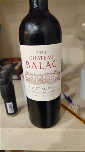 Bordeaux Haut-Médoc Château Balac 2020