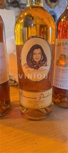 Bordeaux Sauternes Baronne Pauline 2009