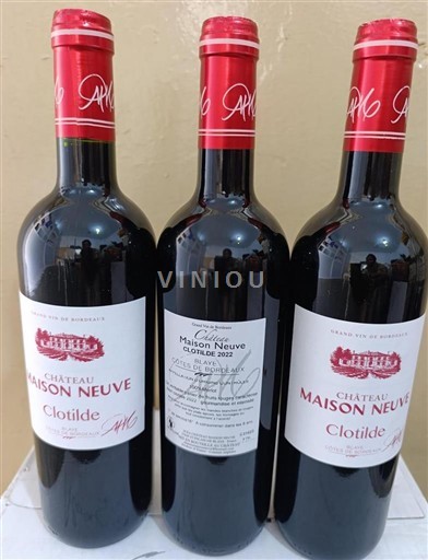 Burdeos Blaye-Côtes de Burdeos Château Maison Neuve Clotilde 2022