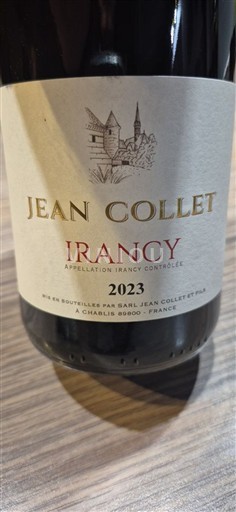 Bourgogne Irancy Jean Collet 2023