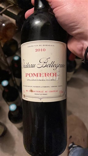 Bordeaux Pomerol Château Bellegrave 2010