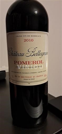 Bordéus Pomerol Château Bellegrave 2010