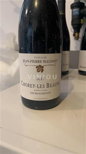 Bourgogne Chorey-lès-Beaune Domaine Jean-Pierre Maldant Les Beaumonts 2017