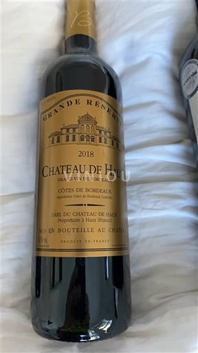 Bordeaux Côtes-de-Bordeaux Château Haut Grande Réserve 2018
