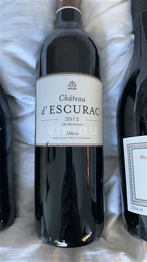 Bordeaux Médoc Château Escurac 2012