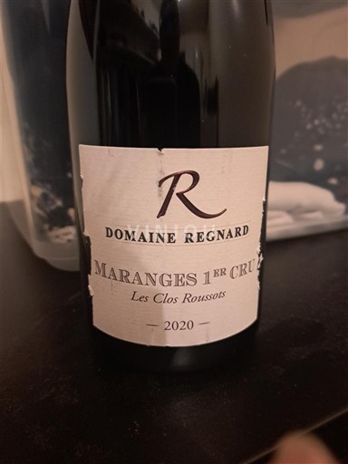 Borgoña No especificado Premier Cru Domaine Regnard Les Clos Roussots 2020