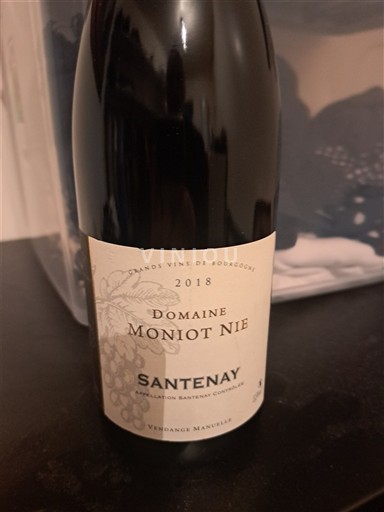 Burgundija Santenay Domaine Moniot Nie 2018
