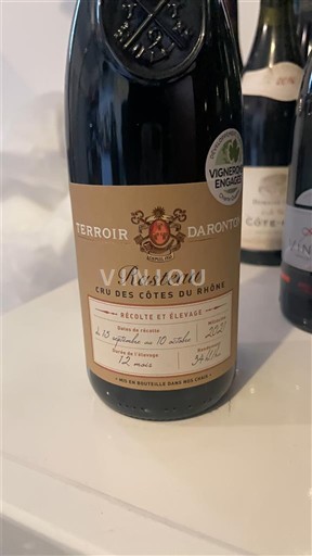 Údolí Rhôny Rasteau Domaine Daronte Terroir 2020