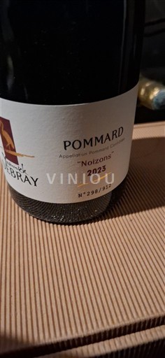 Burgundi Pommard Domaine Bray Noizons 2023