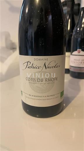 Rona dolina Côtes-du-Rhône Domaine Patrice Nicolas 2021