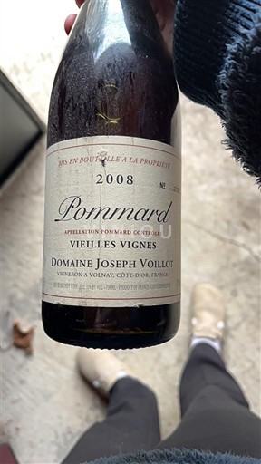 Burgundi Pommard Domaine Joseph Voillot Vieilles Vignes 2008