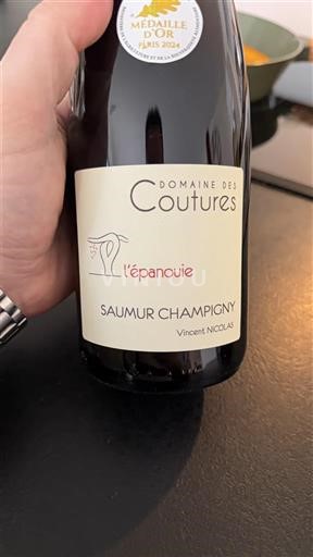 Dolina Loare Saumur-champigny Domaine S Coutures L'épanouie Neleten.