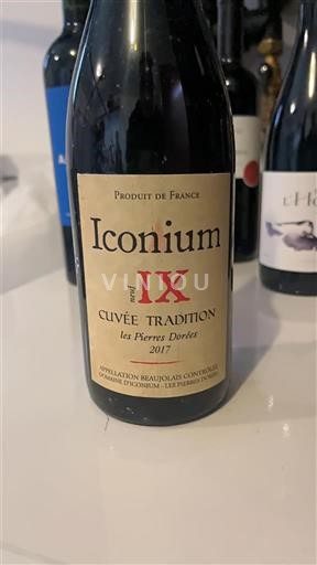 Beaujolais Iconium IX Tradition les Pierres Dorées 2017