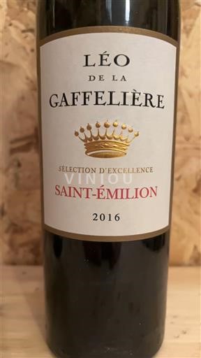 Bordeaux Saint-Émilion Léo de la Gaffelière Sélection d'Excellence 2016