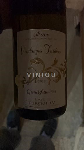 Alsácia Vendanges Tardives Cave de Turckheim 2022