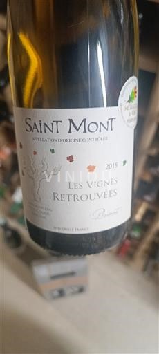 Lounais-Ranska Saint-Mont Les Vignes Retrouvées 2018