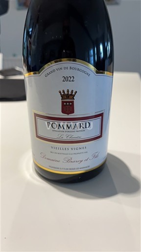 Burgundi Pommard Domaine Brazey et Fils Vieilles Vignes 2022