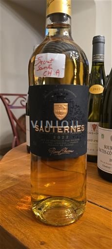 Bordeaux Sauternes Pierre Chaneau 2022