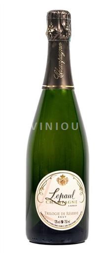 Champaña Champán Lepaul Trilogie de Réserve Sin añada