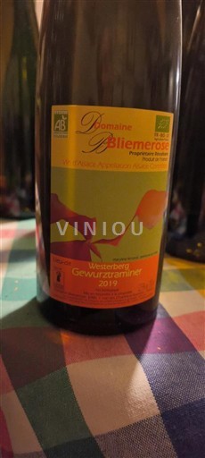 Alzacija Gewürztraminer Domaine Bliemerose 2019 2019
