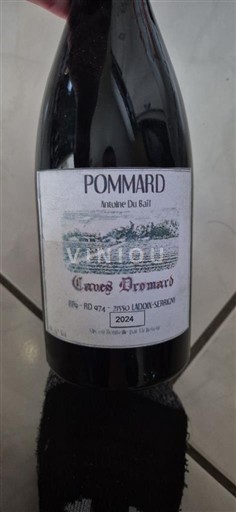 Burgundi Pommard Antoine Du Bail Caves Dromard 2024