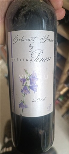 Bordeaux Château Penin Cabernet Franc by Penin 2016