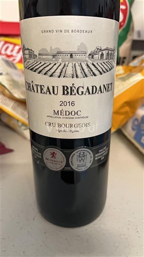 Bordeaux Médoc Château Begadan 2016