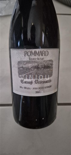 Burgundi Pommard Antoine Du Batl Croix Dromarde 2020