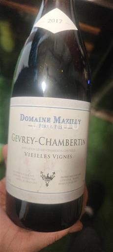 Borgogna Gevrey-Chambertin Domaine Mazilly Père & Fils Vieilles Vignes 2017