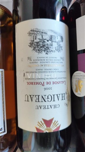 Burdeos Lalande-de-Pomerol Château Haignneau 2006