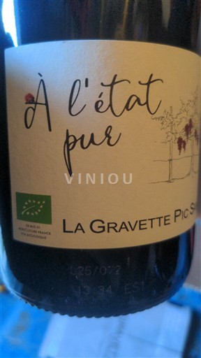 Languedoc Pic-Saint-Loup Domaine La Gravette À l'état pur 2023