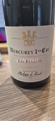 Burgundija Mercurey Premier Cru Domaine Chalet Pouilly Philippe le Hardi Les Puillets Neleten.